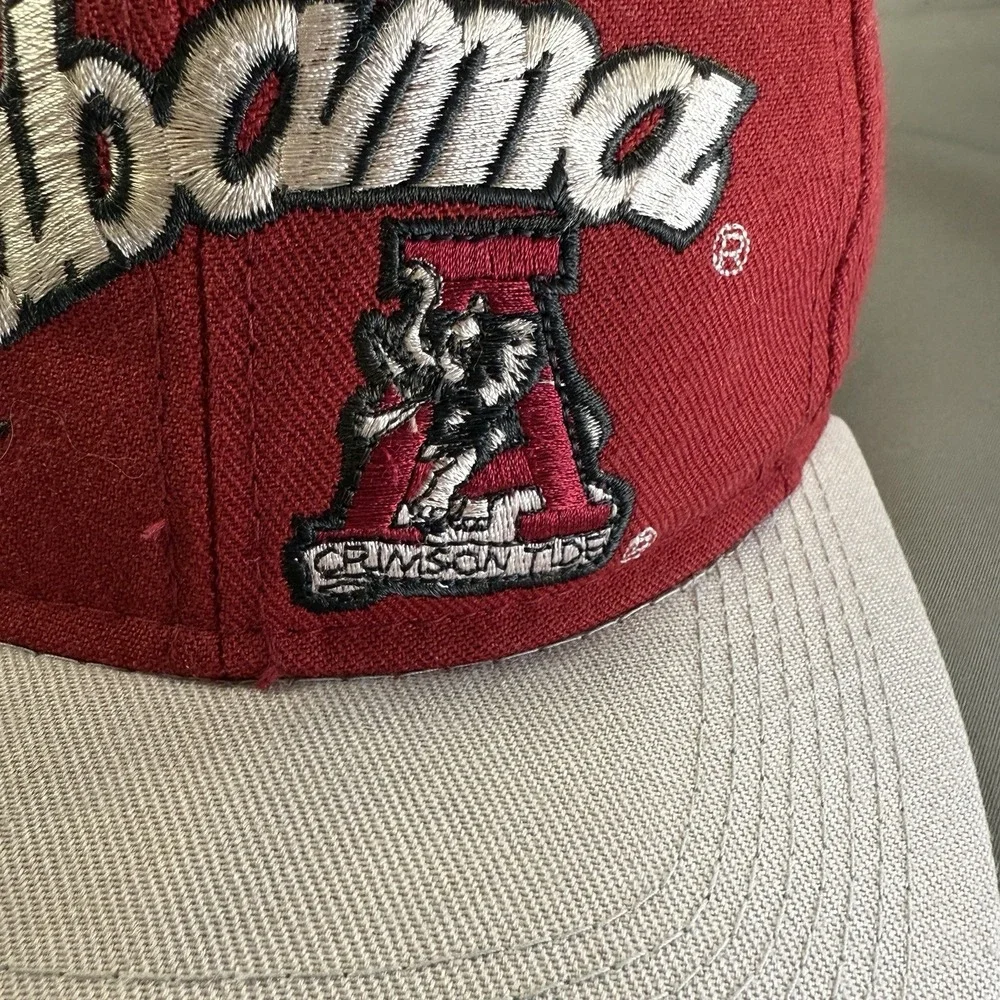 Vintage Alabama Crimson Tide Hat Sports Specialties USA‎ Made Fitted 7 1/8